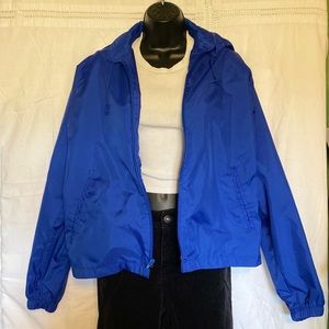 Blue Lightweight Windbreaker Jacket